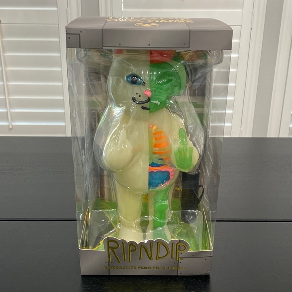 Rip N Dip Limited Edition Radioactive Nerm Vinyl Figure #175 of only 500! - Picture 3 of 16
